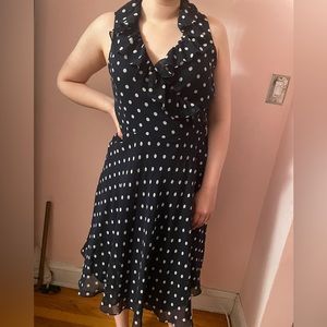 Polka dot beautiful dress